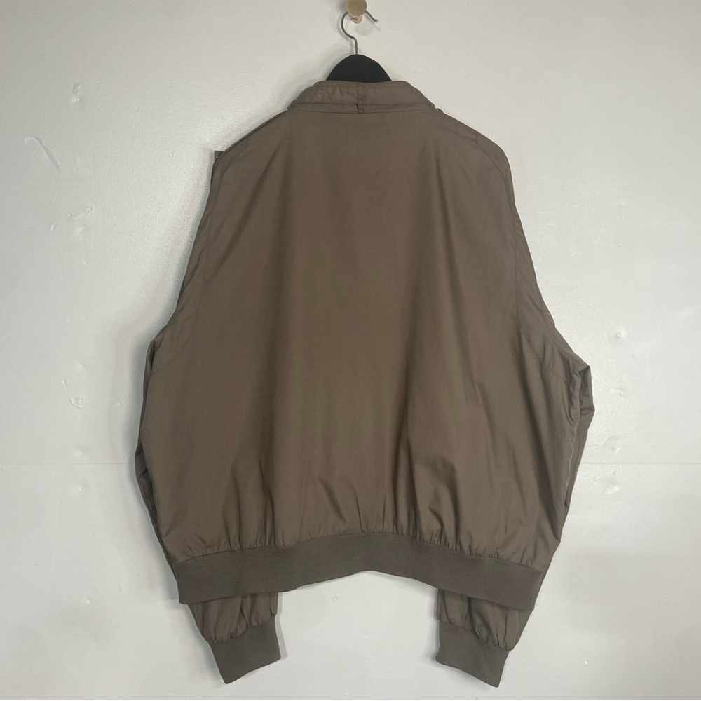 Vintage Members Only Racer Jacket Mens XXL Khaki Lightweight Zip Up Bomber Coat - Picture 11 of 16